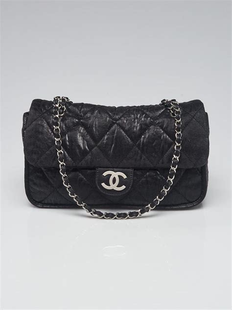 Chanel Le Marais Ligne Flap Bag Quilted Coated Canvas 